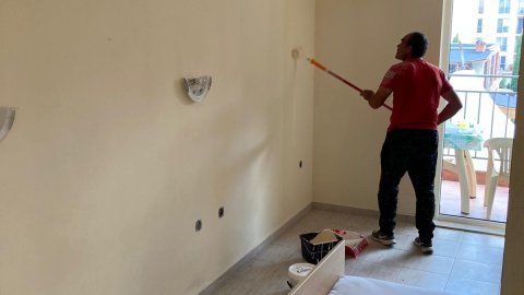 za 3 dana smo završili krečenje stana i popravku boјlera